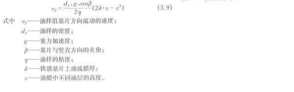油樣與鐵譜基片表面分布計算數(shù)學表達式一